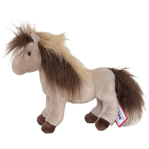 New w/ Tag Douglas Plush Horse Taffy Mocha Shetland Pony - Picture 1 of 13